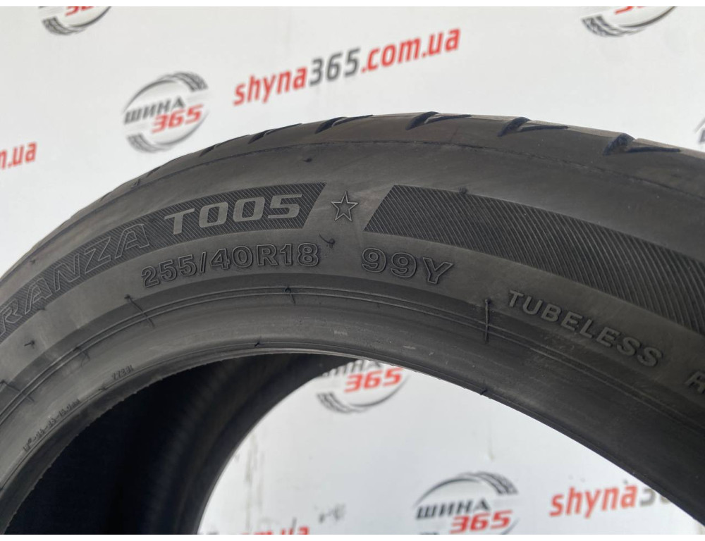 255/40 R18 BRIDGESTONE TURANZA T005 6mm