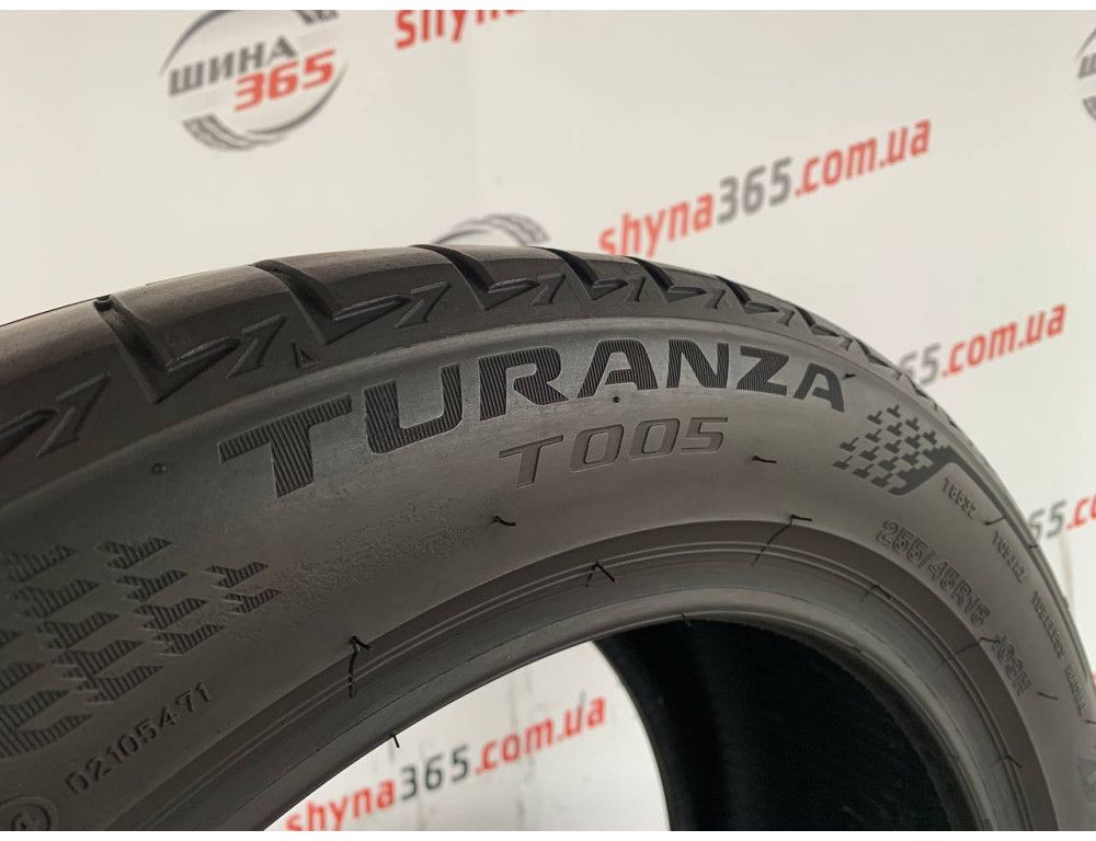 255/45 R18 BRIDGESTONE TURANZA T005 4mm
