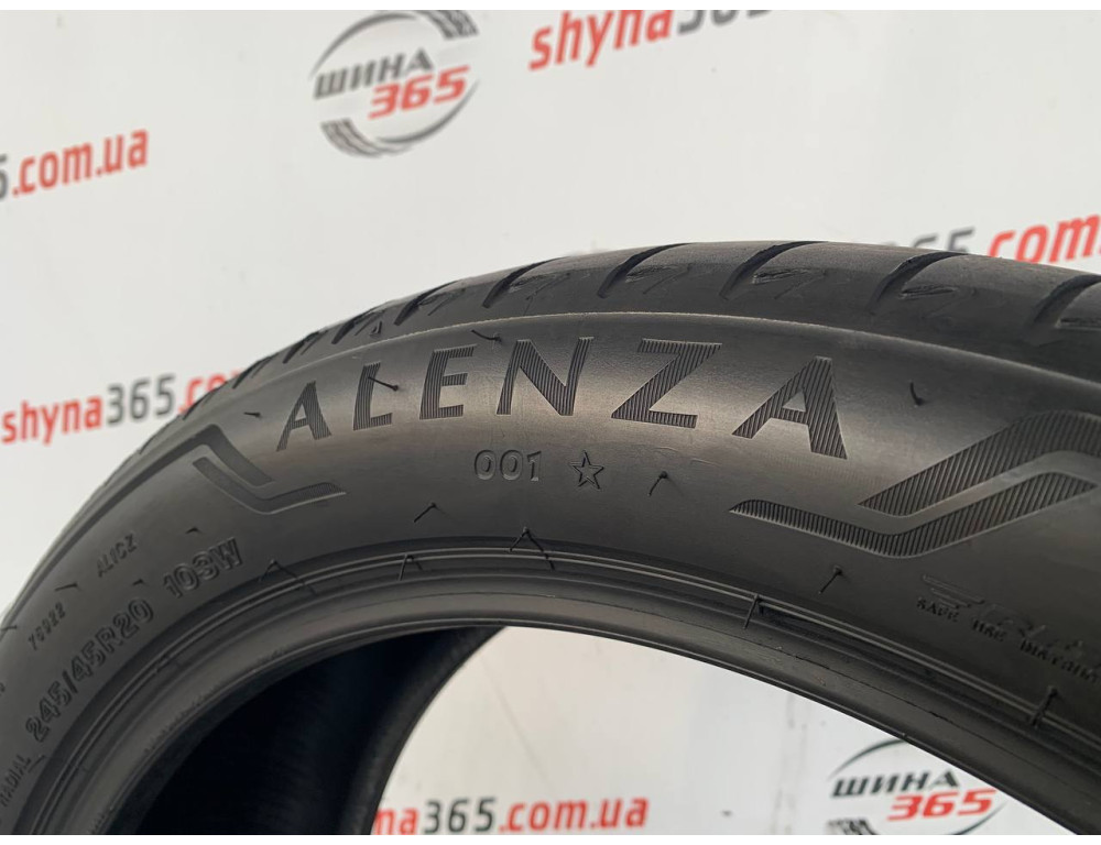 245/45 R20 BRIDGESTONE ALENZA 001 RUN FLAT 5mm