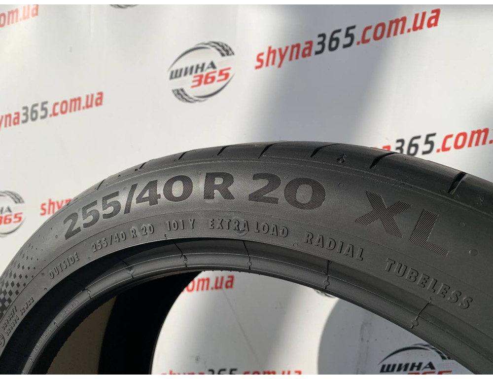 255/40 R20 CONTINENTAL SPORTCONTACT 6 CONTISILENT 4mm