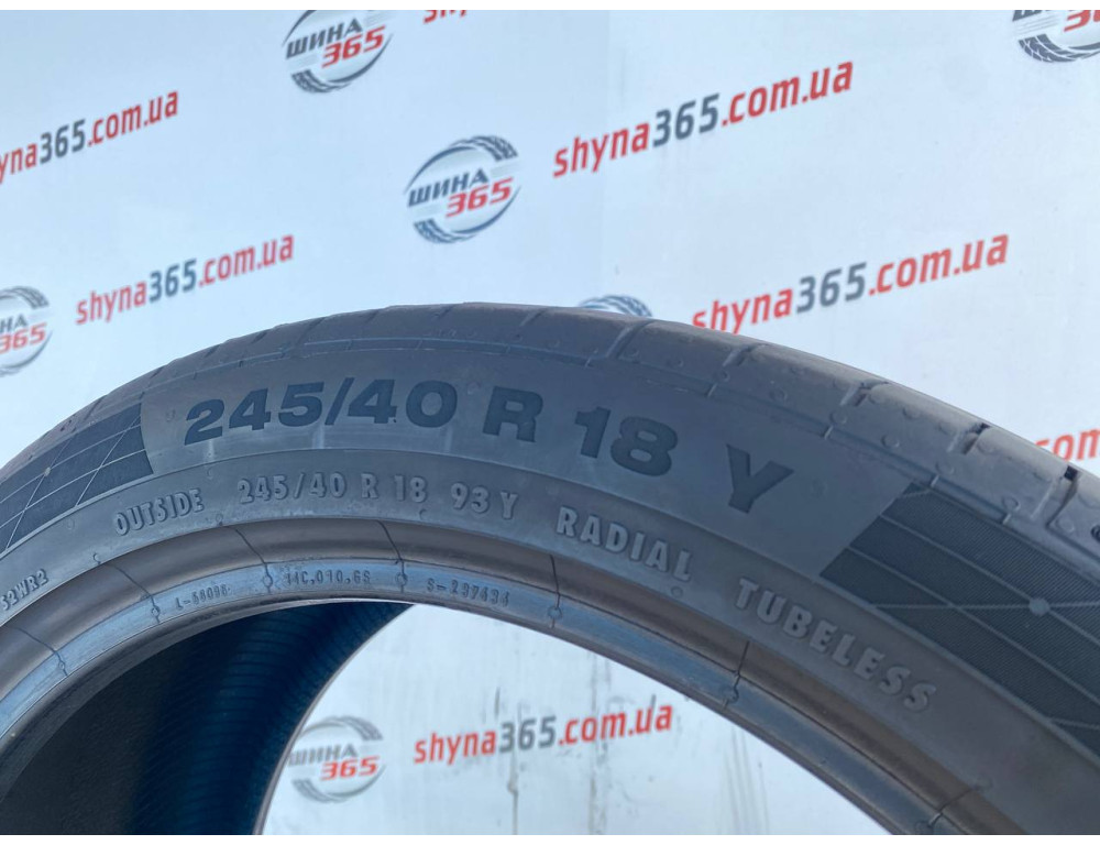 245/40 R18 CONTINENTAL CONTISPORTCONTACT 5 4mm