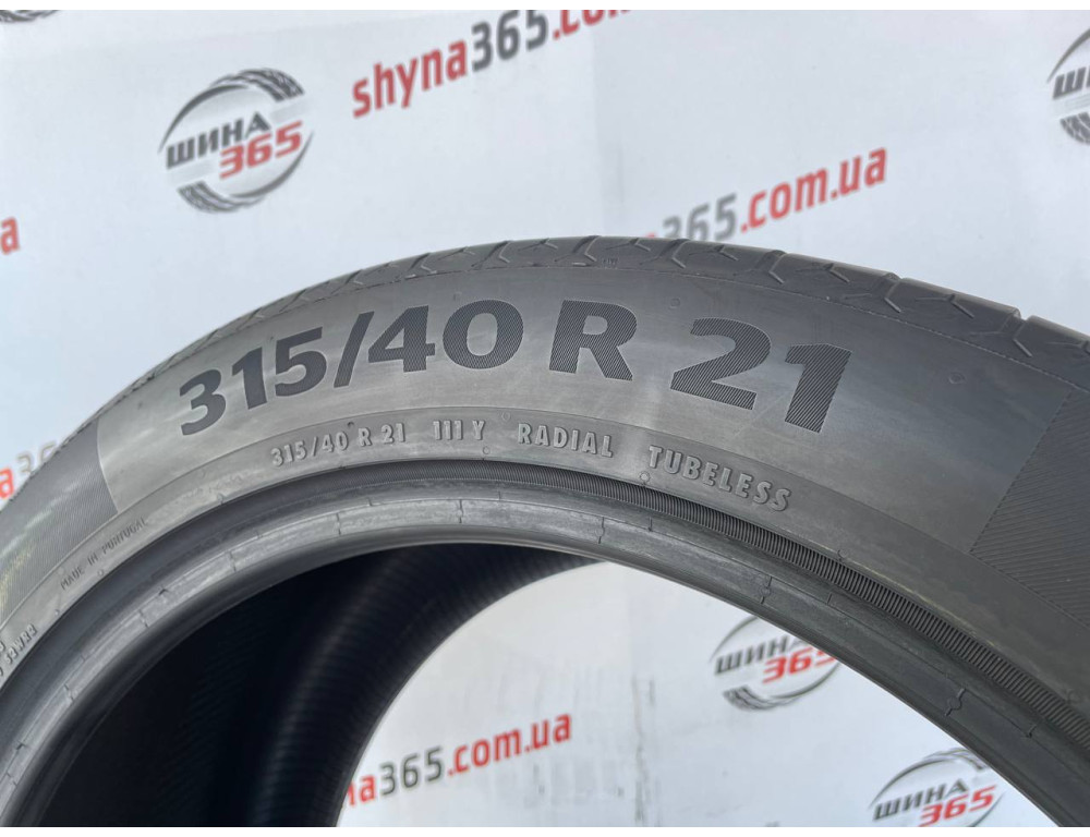 315/40 R21 CONTINENTAL SPORTCONTACT 6 5mm