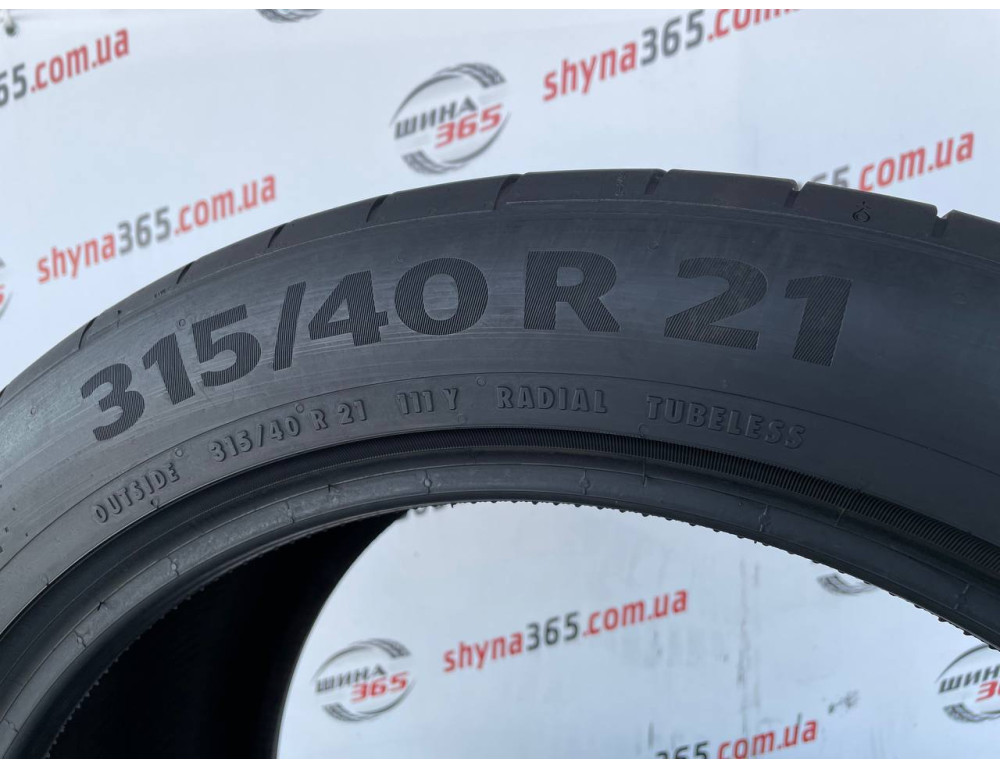 315/40 R21 CONTINENTAL SPORTCONTACT 6 4mm
