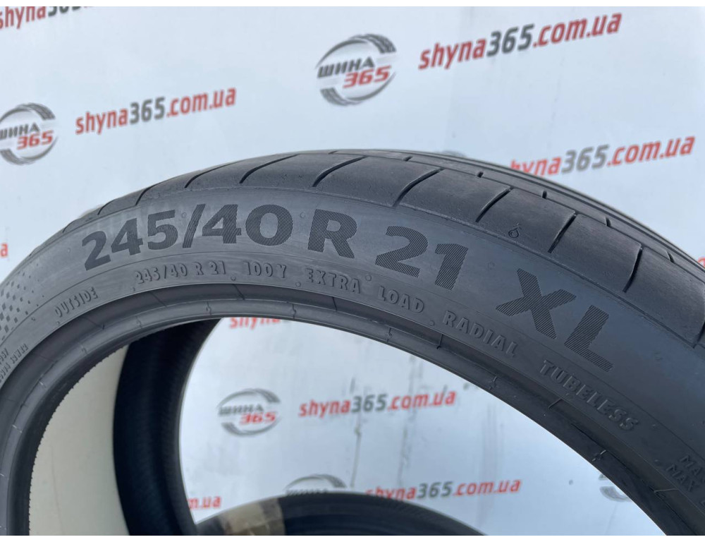 245/40 R21 CONTINENTAL SPORTCONTACT 6 CONTISILENT 6mm