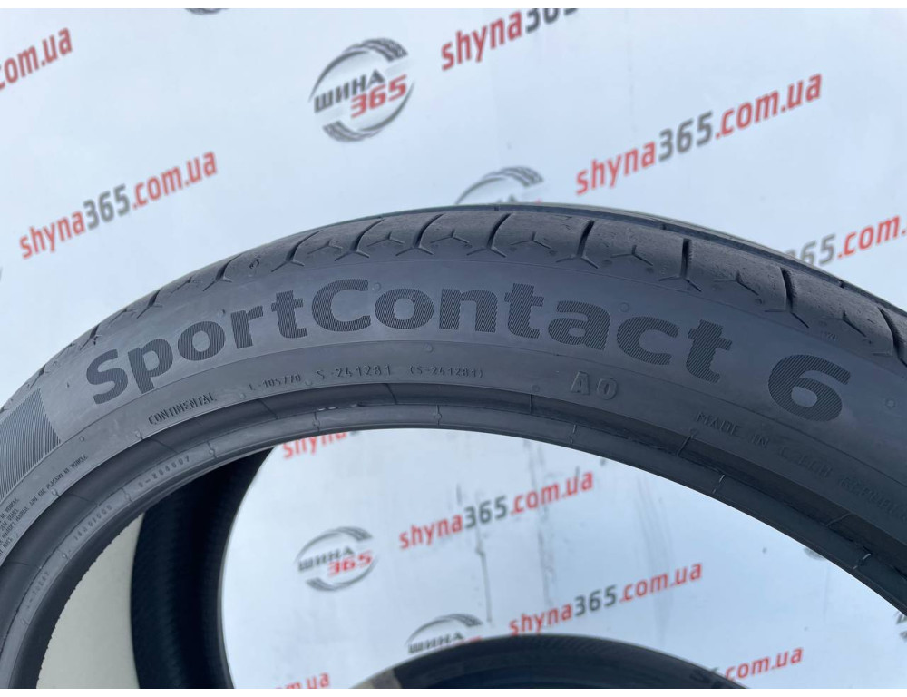 245/40 R21 CONTINENTAL SPORTCONTACT 6 CONTISILENT 6mm