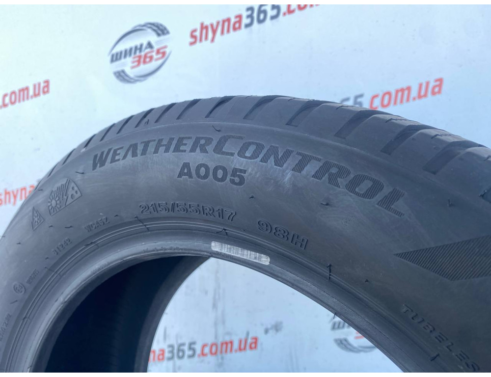 215/55 R17 BRIDGESTONE WEATHERCONTROL A005 5mm