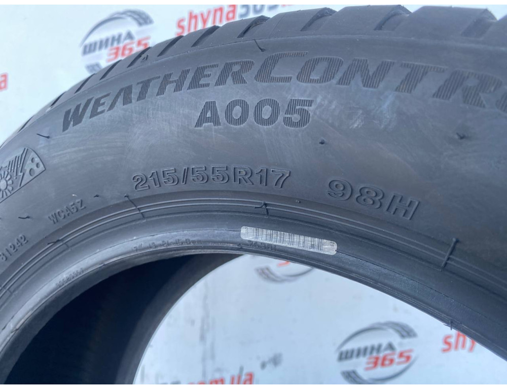 215/55 R17 BRIDGESTONE WEATHERCONTROL A005 5mm