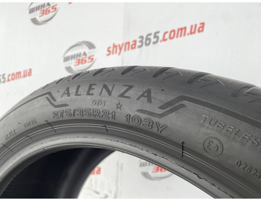 275/35 R21 BRIDGESTONE ALENZA 001 RUN FLAT 4mm