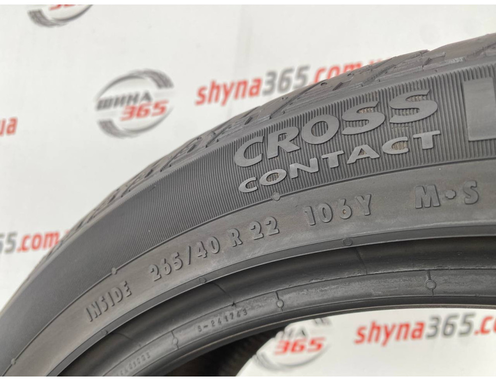 265/40 R22 CONTINENTAL CROSSCONTACT LX SPORT 7mm