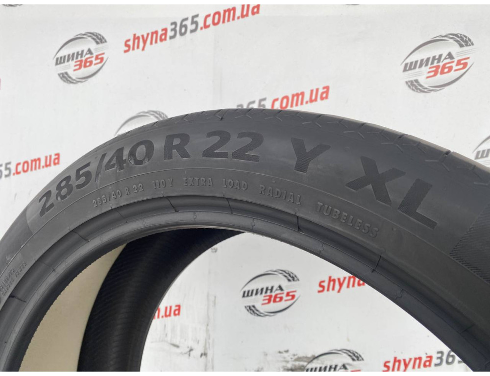 285/40 R22 CONTINENTAL SPORTCONTACT 6 CONTISILENT 4mm
