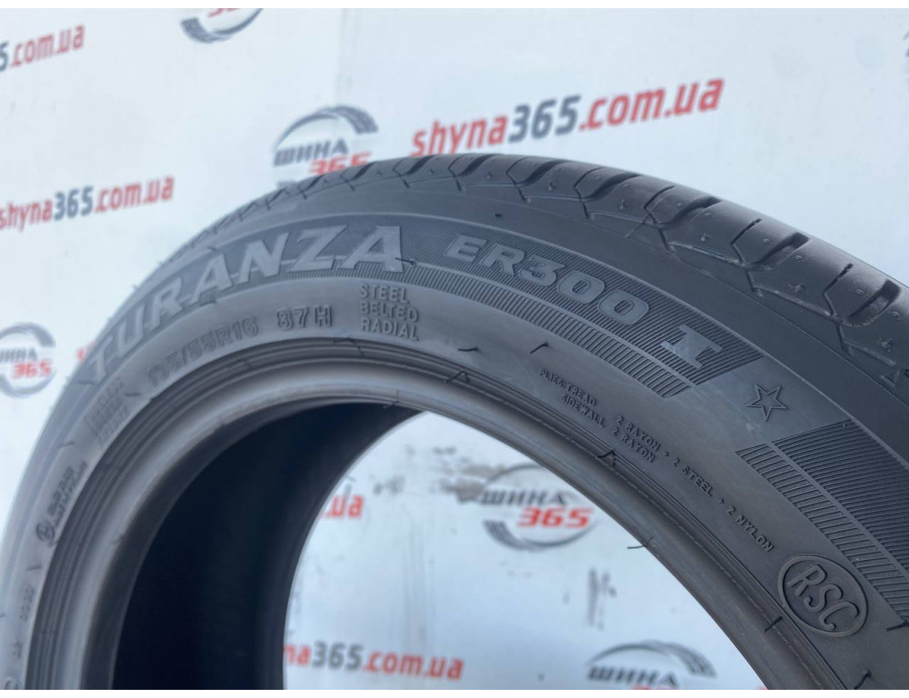 195/55 R16 BRIDGESTONE TURANZA ER300 RUN FLAT 6mm