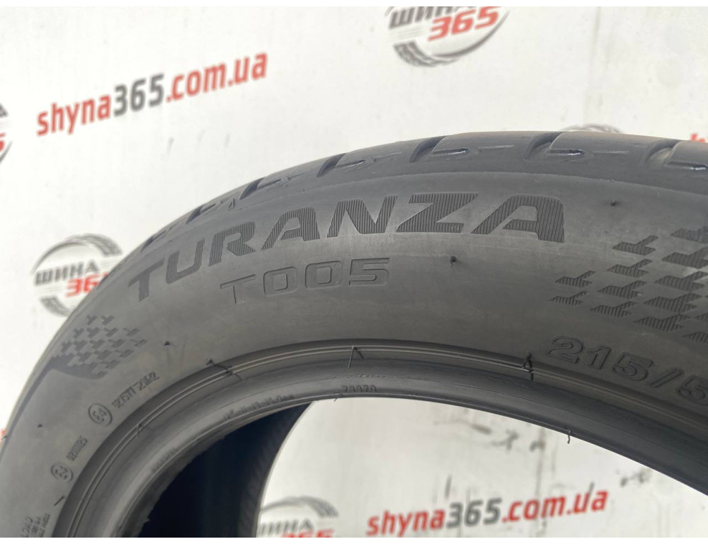 215/50 R17 BRIDGESTONE TURANZA T005 5mm