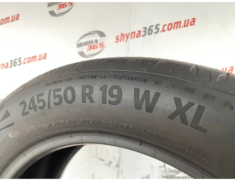 245/50 R19 CONTINENTAL ECOCONTACT 6 5mm