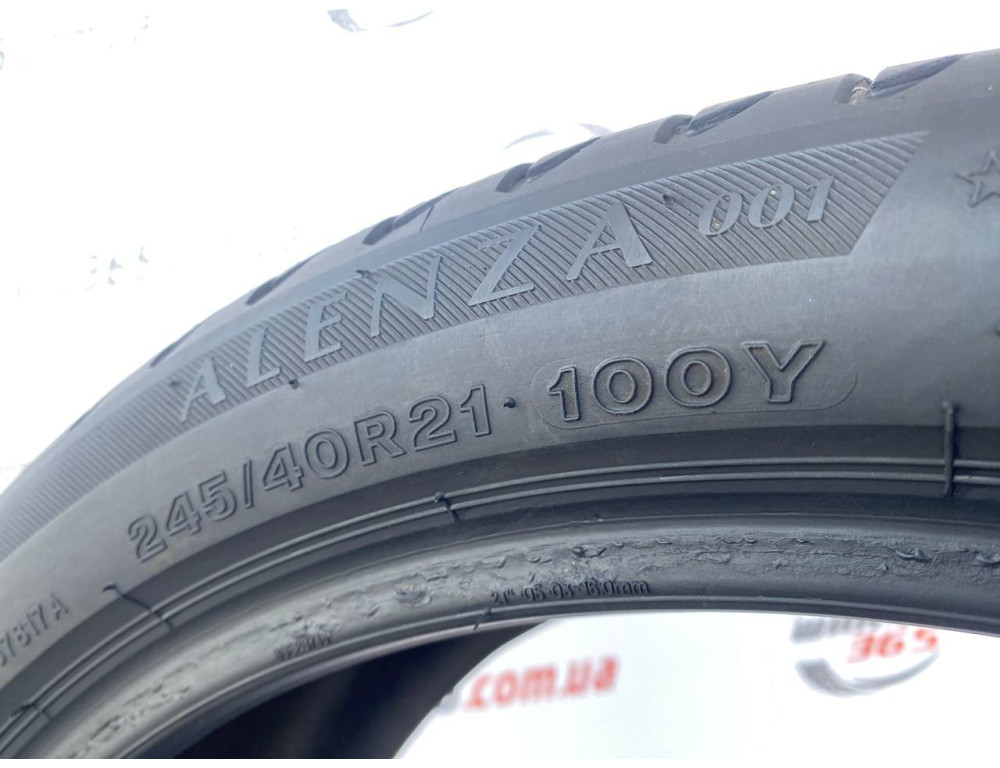 245/40 R21 BRIDGESTONE ALENZA 001 RUN FLAT 6mm