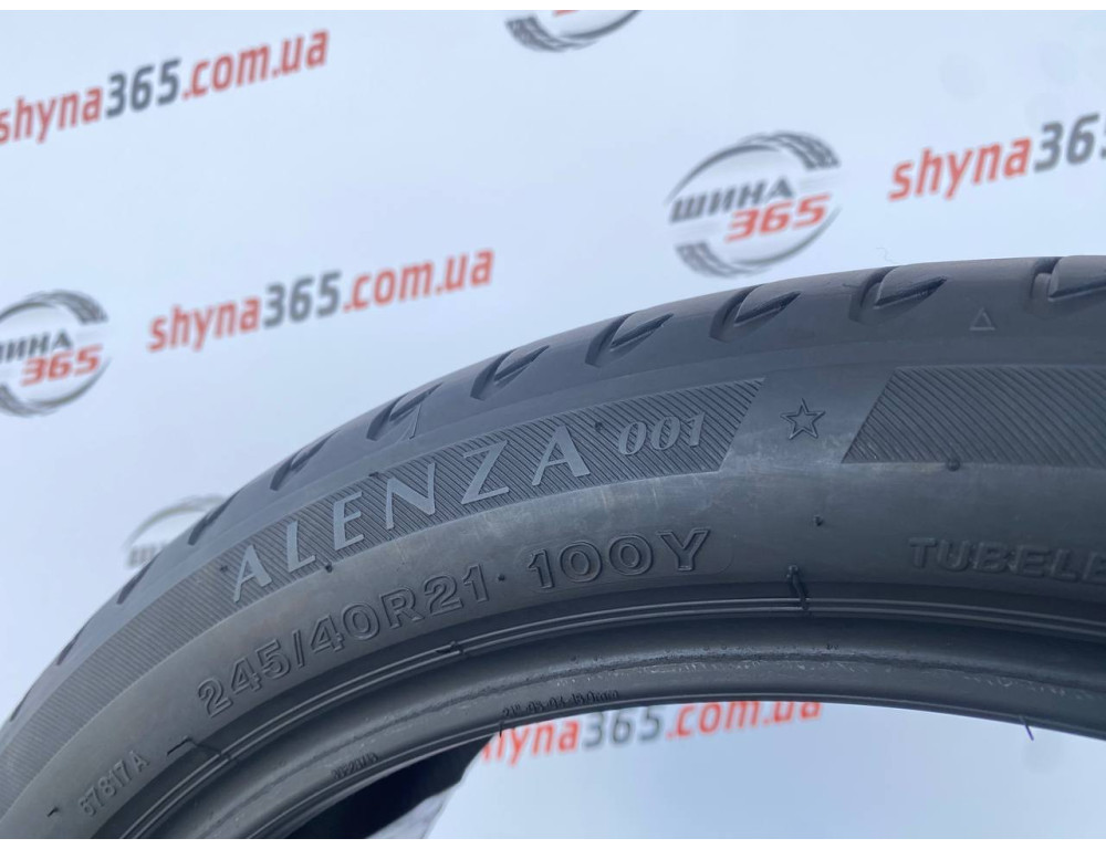 245/40 R21 BRIDGESTONE ALENZA 001 RUN FLAT 5mm