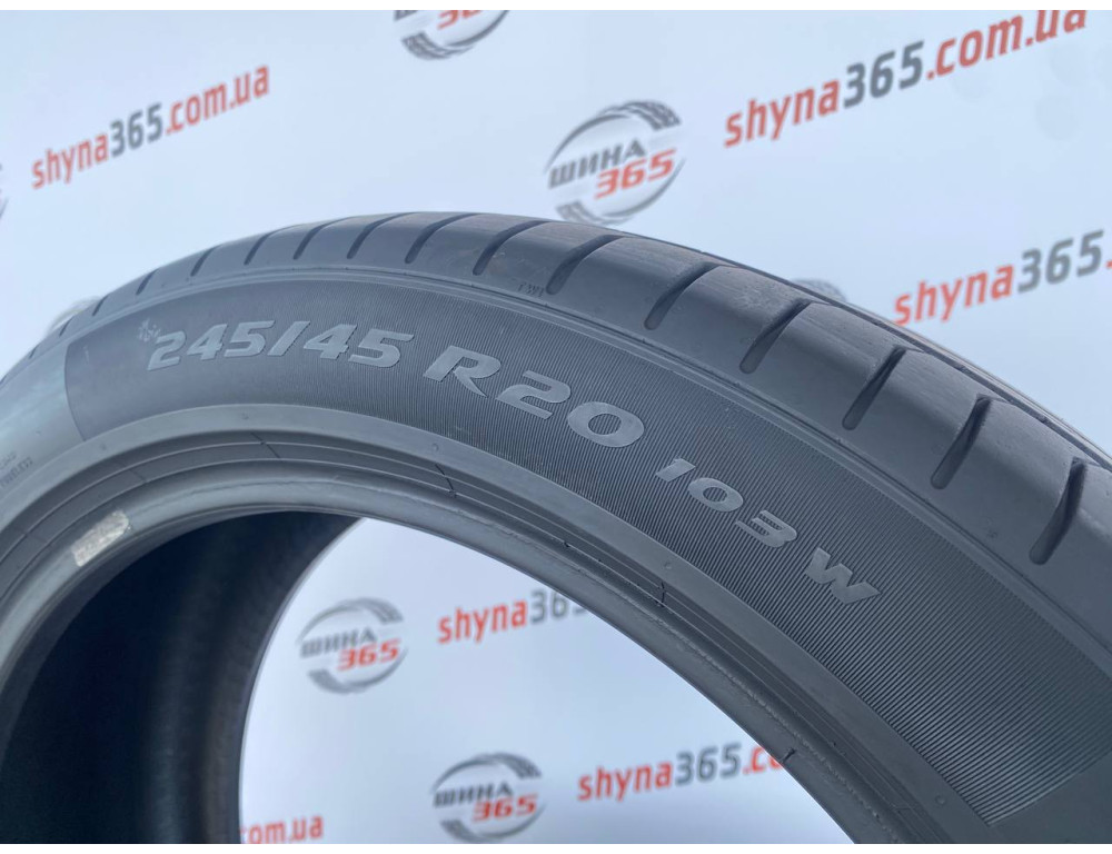 245/45 R20 PIRELLI PZERO PZ4 RUN FLAT 5mm