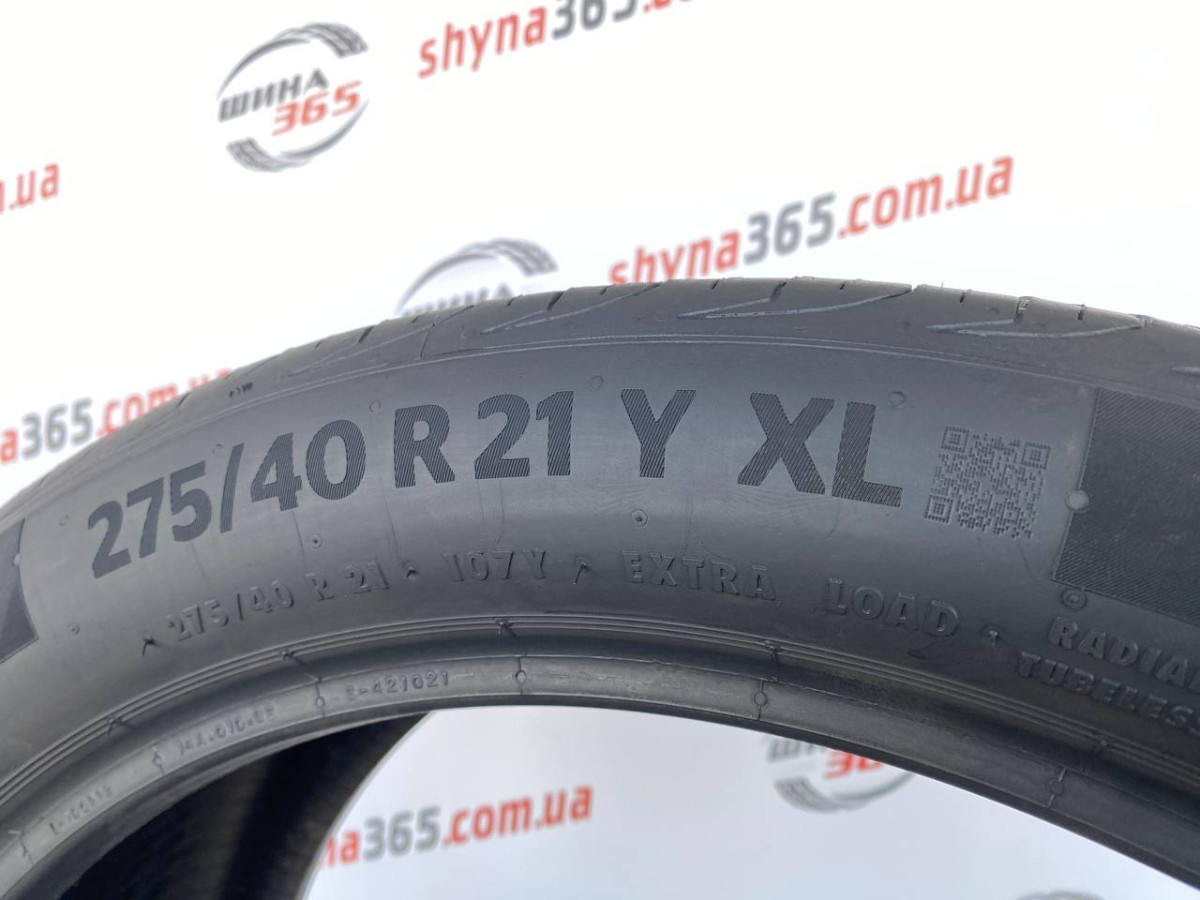 275/40 R21 CONTINENTAL PREMIUMCONTACT 6 RUN FLAT 4mm