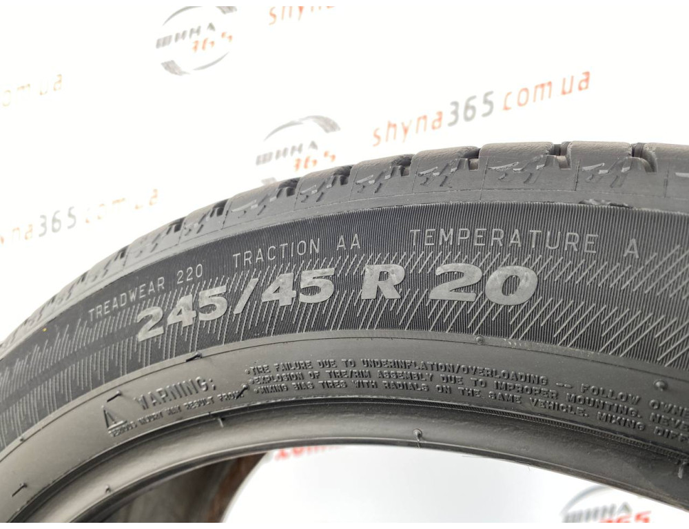 245/45 R20 MICHELIN LATITUDE SPORT 3 6mm