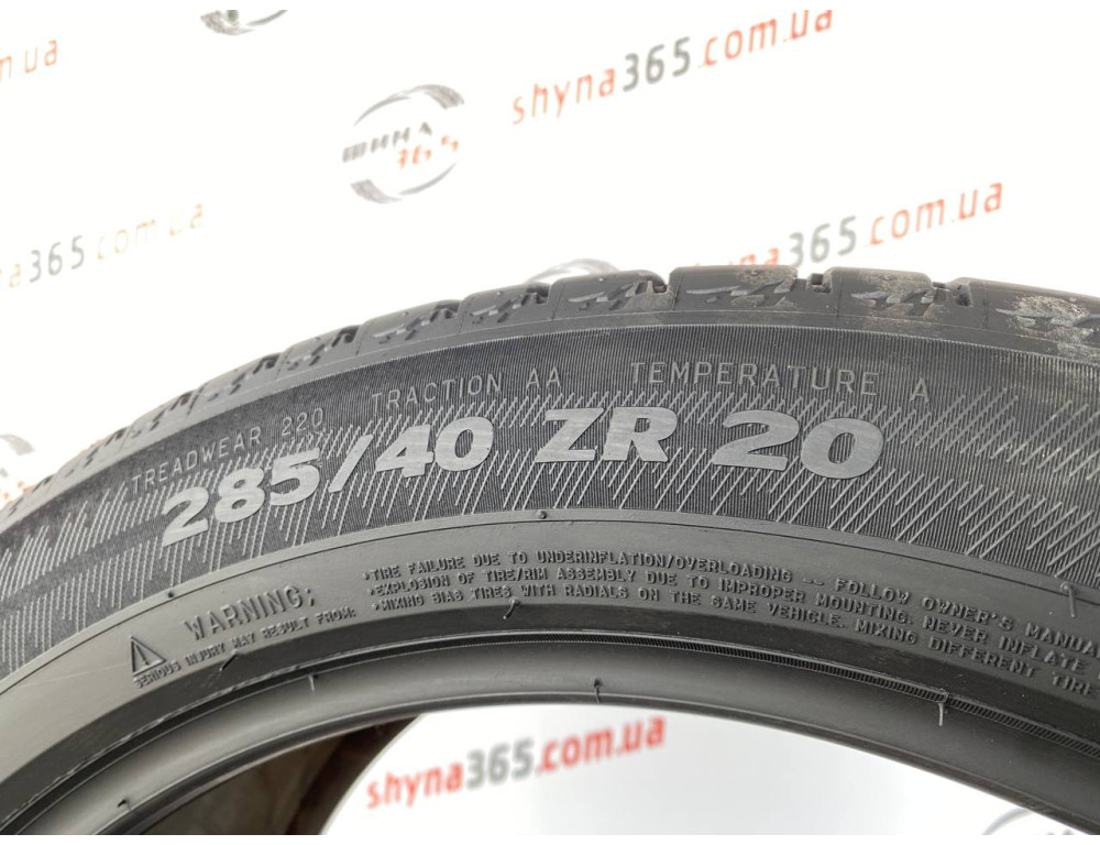 285/40 R20 MICHELIN LATITUDE SPORT 3 6mm