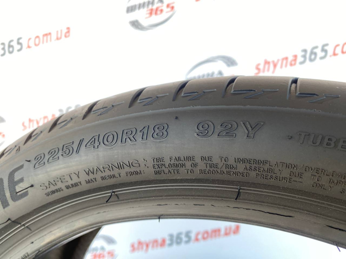 225/40 R18 BRIDGESTONE TURANZA T005 RUN FLAT 5mm
