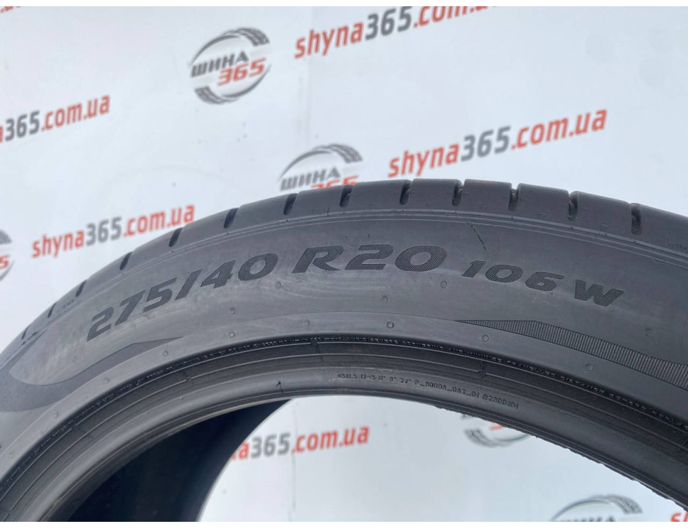 275/40 R20 PIRELLI PZERO PZ4 RUN FLAT 4mm