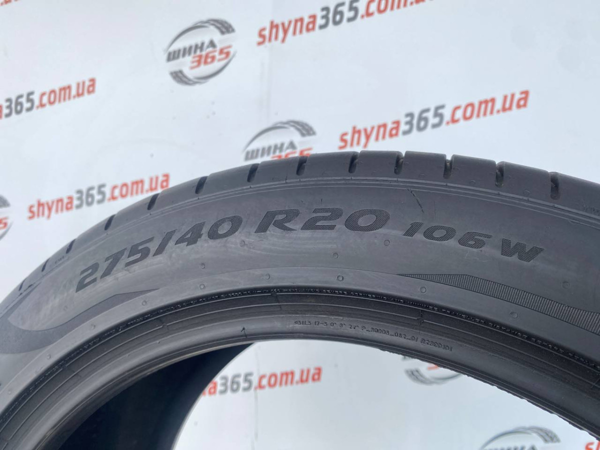 275/40 R20 PIRELLI PZERO PZ4 RUN FLAT 4mm