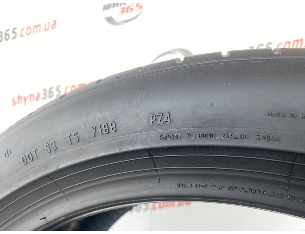 275/40 R20 PIRELLI PZERO PZ4 4mm