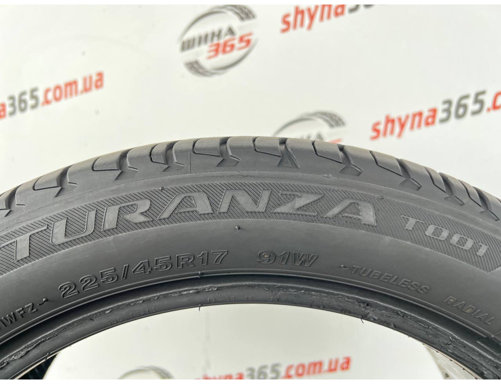 225/45 R17 BRIDGESTONE TURANZA T001 RUN FLAT 5mm