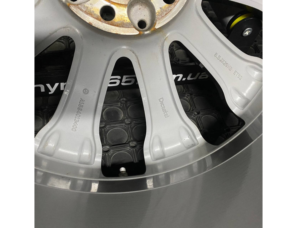 ДИСКИ БУ MERCEDES A1664013400 R20 8.5J PCD 5X112 ET62 DIA66.6 GMF