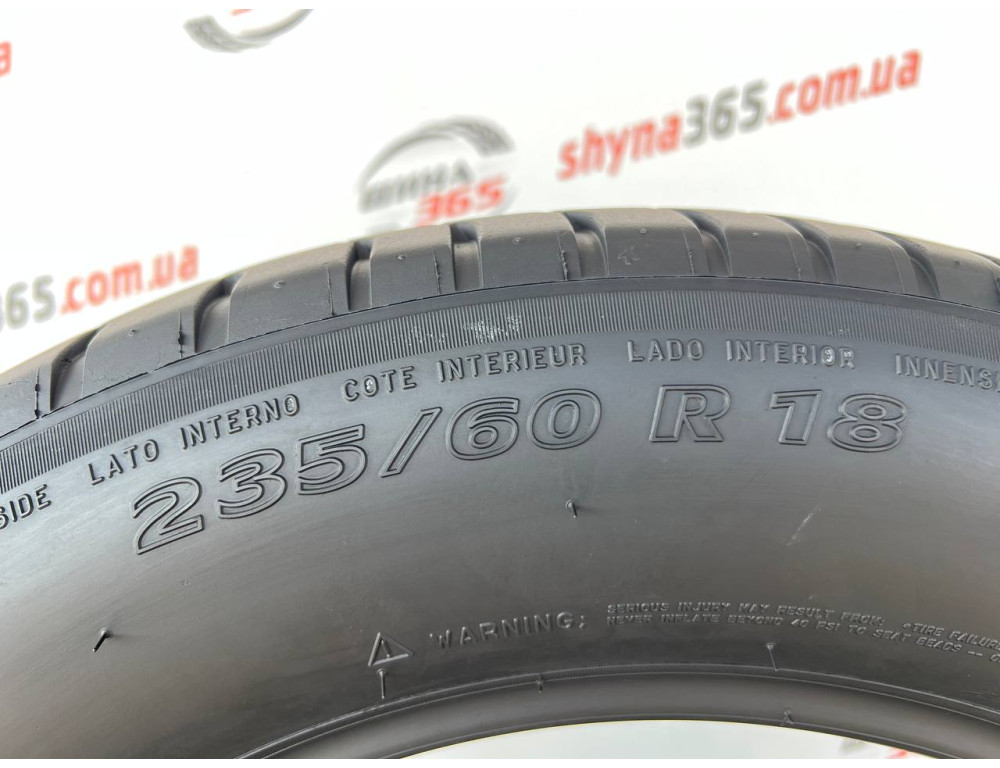 235/60 R18 MICHELIN LATITUDE SPORT 3 NO 6mm