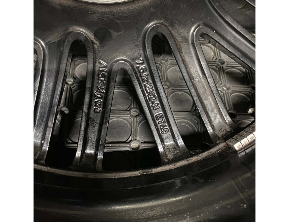 ДИСКИ БУ MERCEDES A2064014900 R18 7.5J PCD 5X112 ET40 DIA66.6 BKF