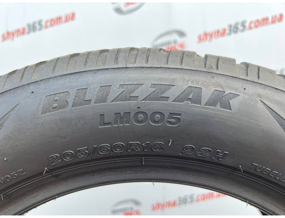 205/60 R16 BRIDGESTONE BLIZZAK LM005 4mm