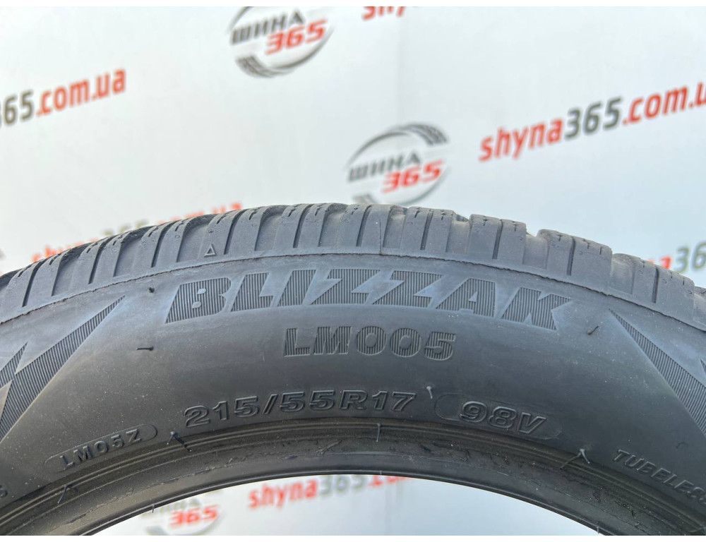 215/55 R17 BRIDGESTONE BLIZZAK LM005 7mm