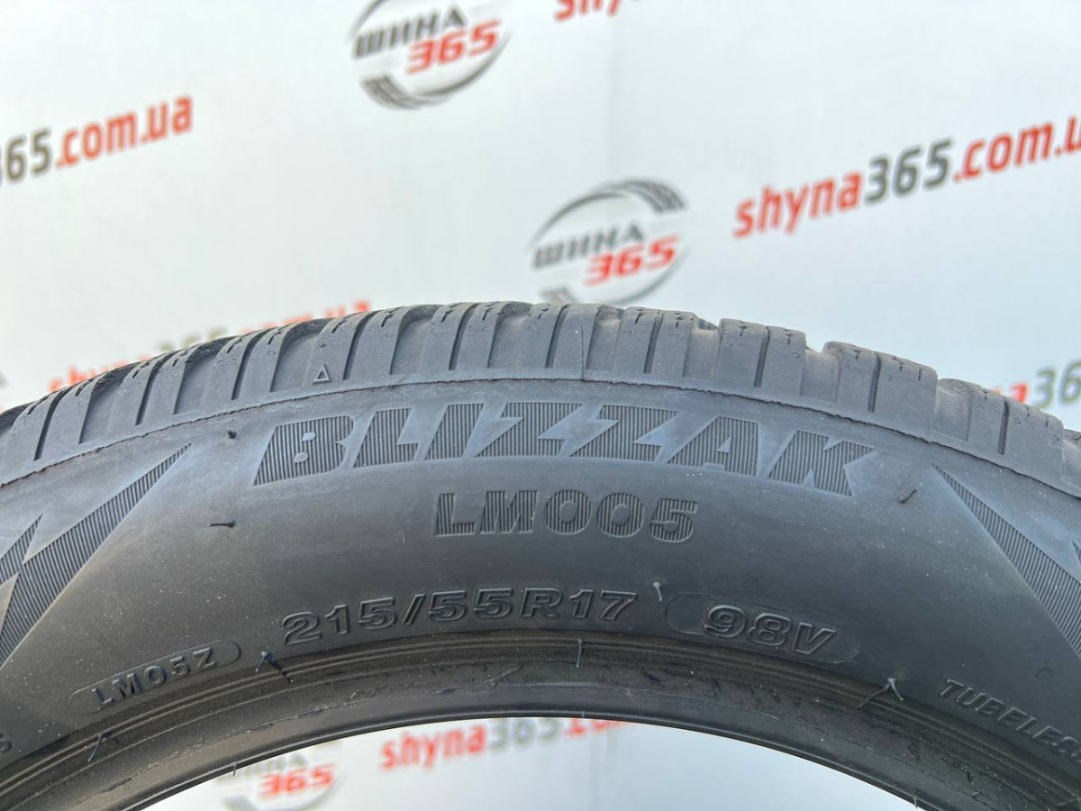 215/55 R17 BRIDGESTONE BLIZZAK LM005 7mm