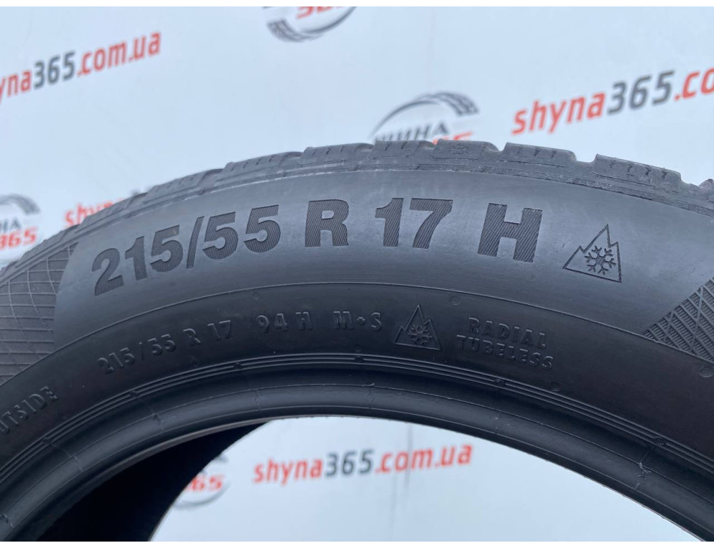 215/55 R17 CONTINENTAL WINTERCONTACT TS850P 4mm