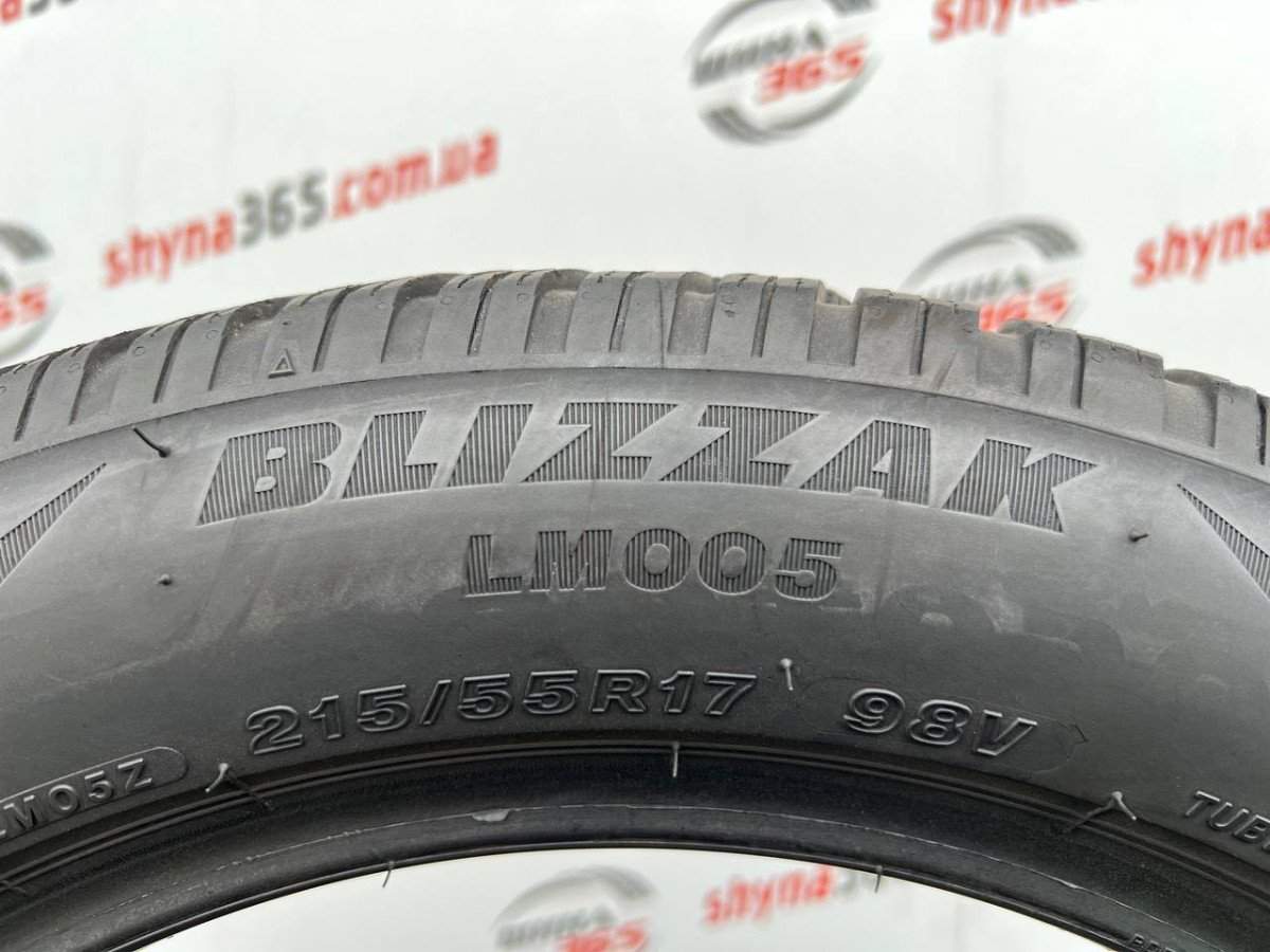 215/55 R17 BRIDGESTONE BLIZZAK LM005 6mm