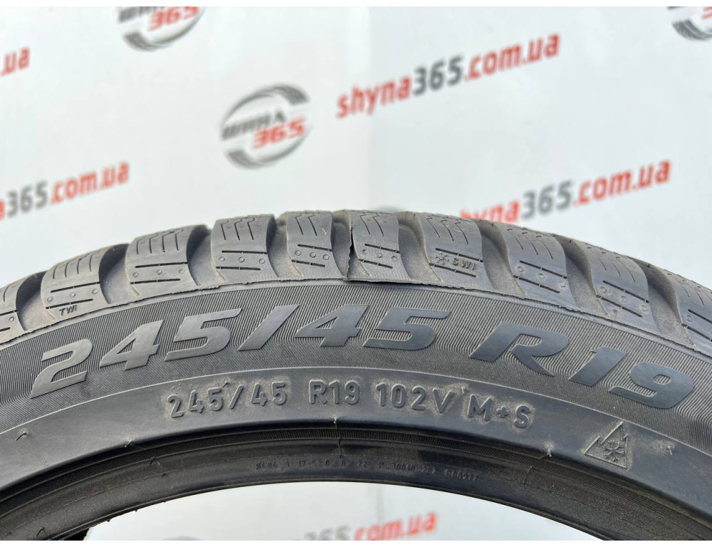 245/45 R19 PIRELLI WINTER SOTTOZERO 3 RUN FLAT 7mm