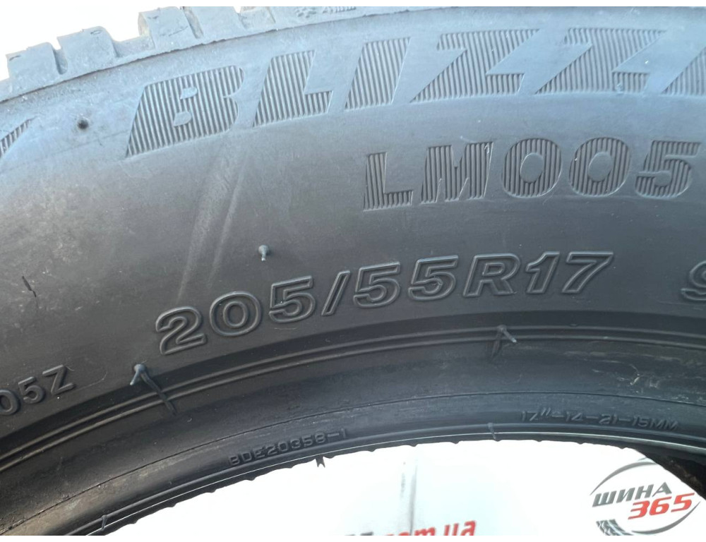 205/55 R17 BRIDGESTONE BLIZZAK LM005 6mm