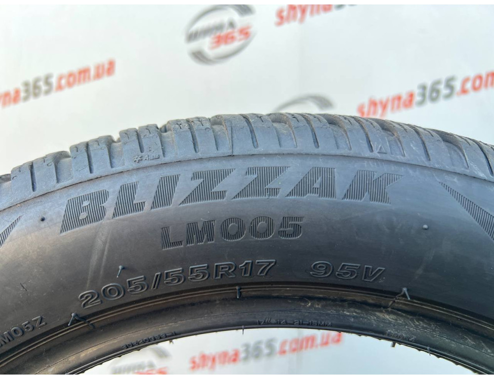 205/55 R17 BRIDGESTONE BLIZZAK LM005 6mm