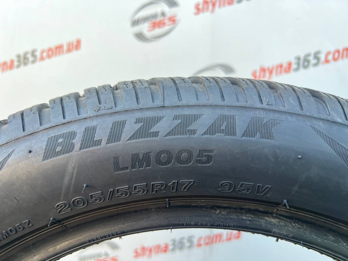 205/55 R17 BRIDGESTONE BLIZZAK LM005 6mm