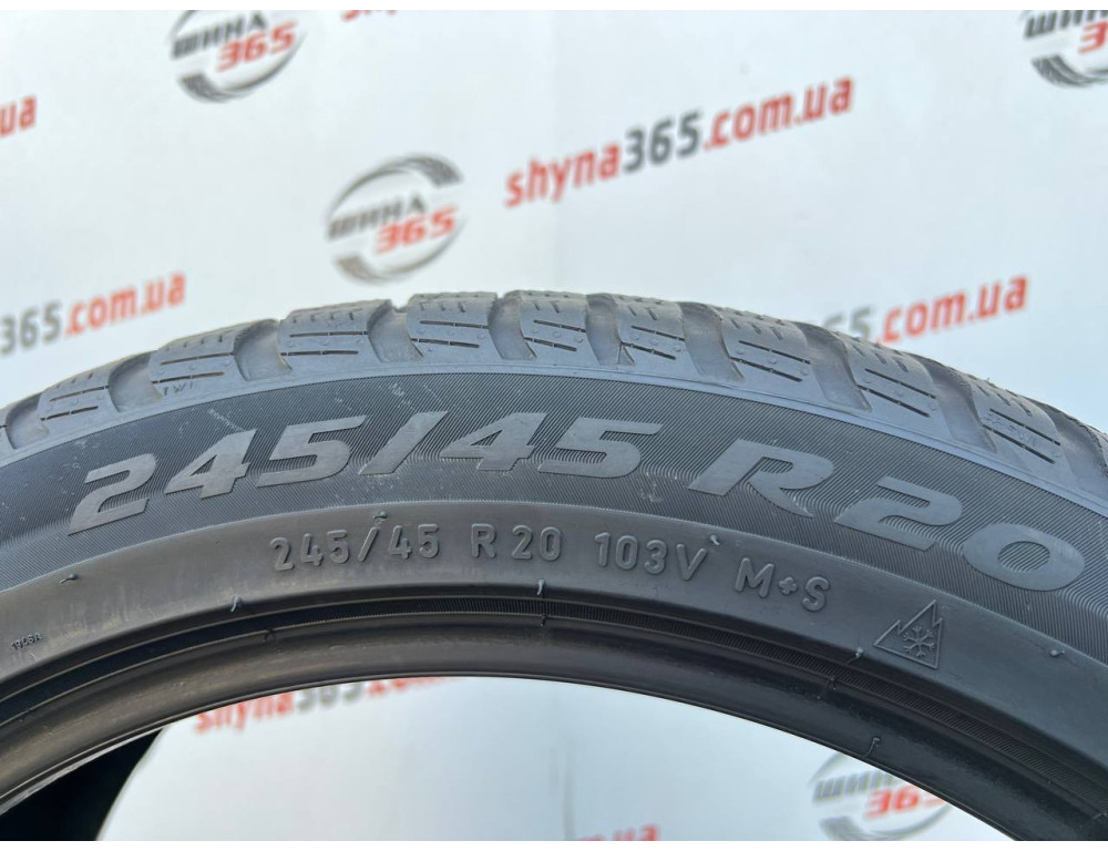 245/45 R20 PIRELLI WINTER SOTTOZERO 3 RUN FLAT 5mm