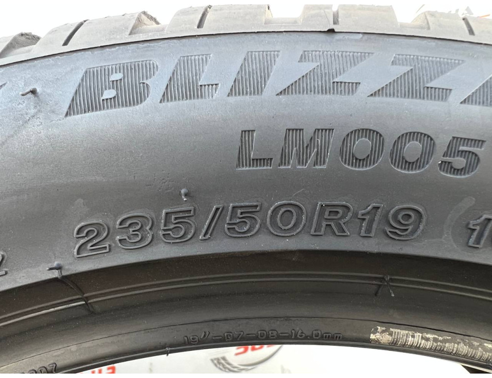 235/50 R19 BRIDGESTONE BLIZZAK LM005 6mm