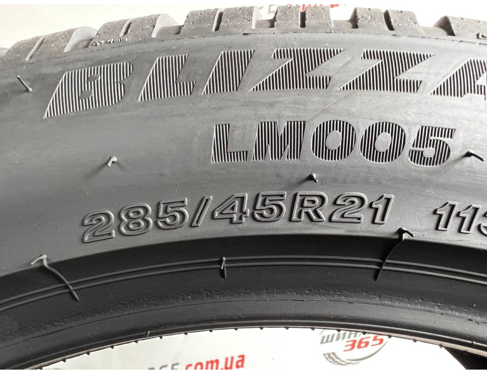 285/45 R21 BRIDGESTONE BLIZZAK LM005 4mm