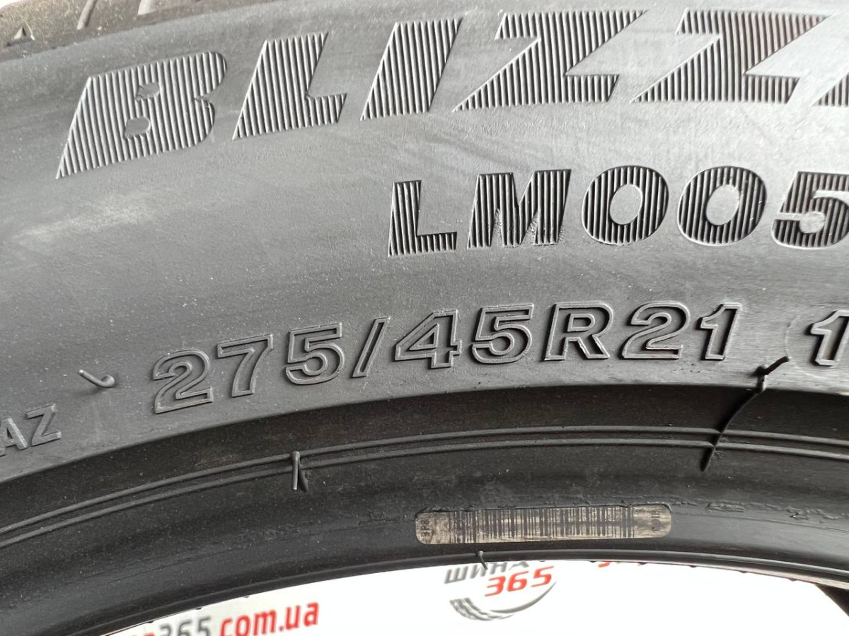 275/45 R21 BRIDGESTONE BLIZZAK LM005 5mm