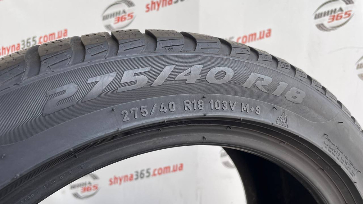 275/40 R18 PIRELLI WINTER SOTTOZERO 3 5mm