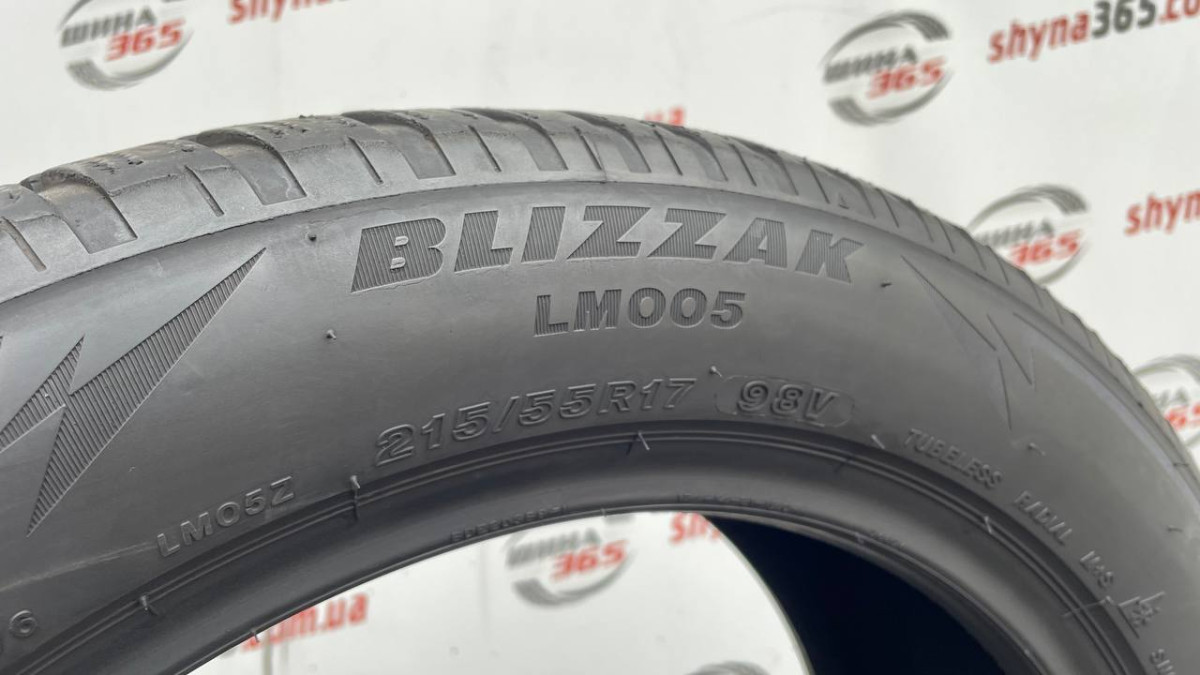 215/55 R17 BRIDGESTONE BLIZZAK LM005 5mm