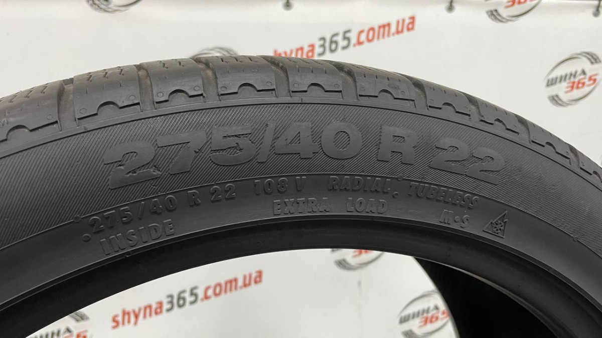 275/40 R22 CONTINENTAL CROSSCONTACT WINTER 5mm