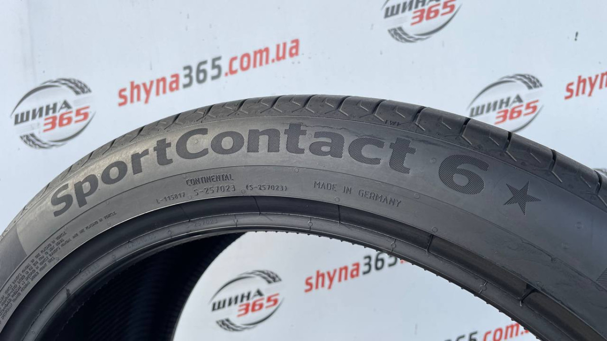 265/40 R21 CONTINENTAL SPORTCONTACT 6 5mm
