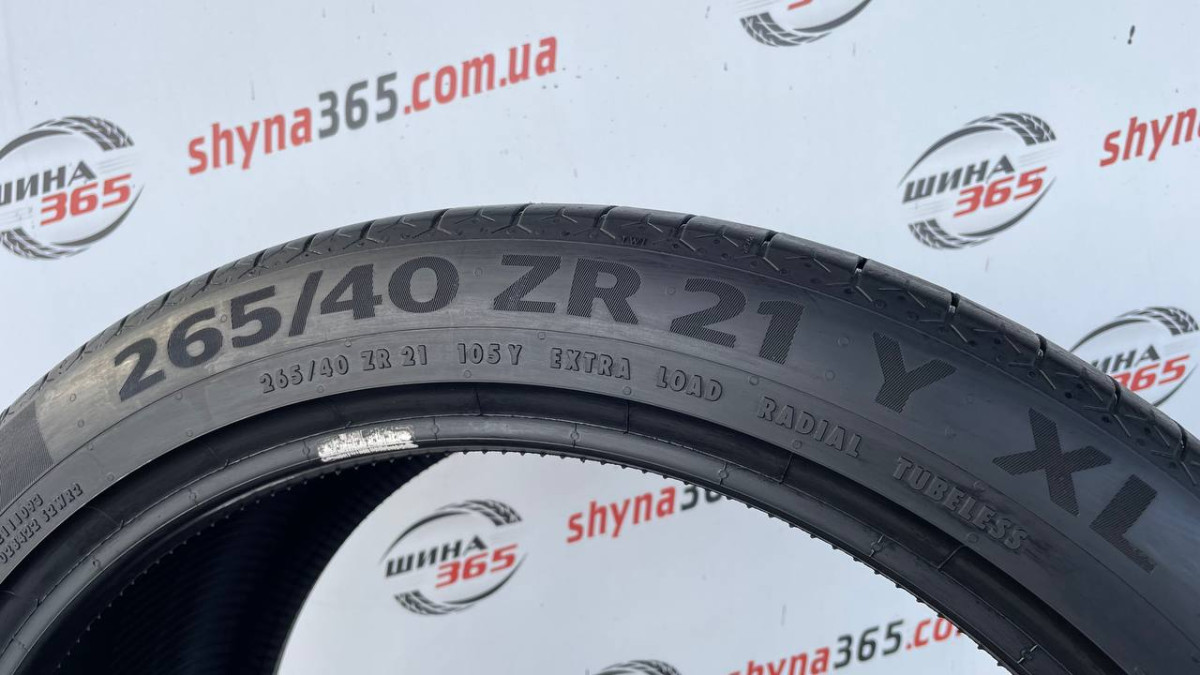 265/40 R21 CONTINENTAL SPORTCONTACT 6 5mm