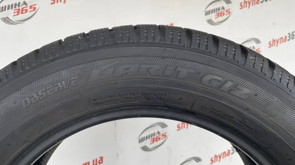 205/60 R16 TOYO OBSERVE GARIT GIZ 8mm